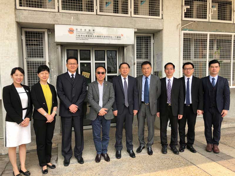 Mainland Legal Officials visit SRACP 